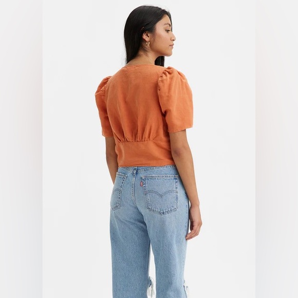 Levi’s short sleeve blouse (M) - Picture 6 of 10